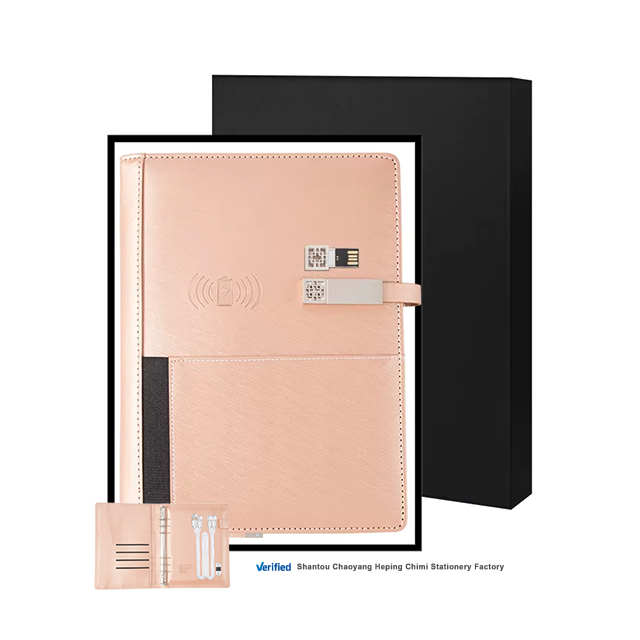 Multifunctional A5 PU Cover Notebook Wireless