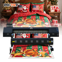 Máquina de Impresión de Camisetas por Sublimación de Transferencia de Calor PO-TRY, Nueva, Automática, con 2/4 EP I3200-A1