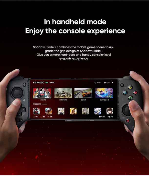 Redmagic Shadow Blade 2 Gamepad New Type-C Phone Controller Black ...