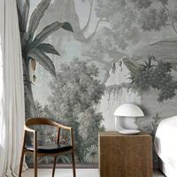 Papier peint mural 3D personnalisé, ciel bleu, nuages blancs, île, plage, palmiers, paysage, photo murale, décoration de salon, chambre à coucher