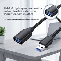 Cable de Extensión USB 3.0 Tipo-C de 2m 3m para Laptop, Memoria USB, Ratón, Teclado, Macho a Hembra