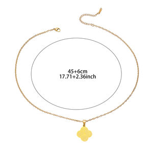 Yonca Sabr Choukr Tawakul Sabır Şükür Güven Müslüman Arapça İslam Kolye Paslanmaz Çelik Moda Takı Kolyeler Ramazan Bayramı - Product Image 2