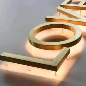 ป้ายอะคริลิค LED แบบกำหนดเอง ตัวอักษรเรืองแสงด้านหลัง สำหรับอาคาร สำนักงาน งานแต่งงาน ร้านค้า บ้าน โฆษณา แหล่งกำเนิดแสงนีออน ใช้ไฟ DC - Product Image 3