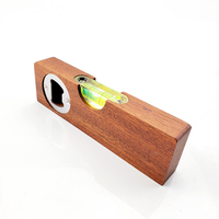 Ouvre-bouteille en bois personnalisé en gros, ouvre-bouteille multifonctionnel simple et portable pour l'extérieur avec poignée en bois