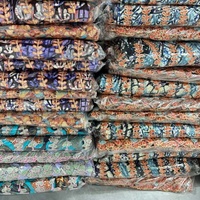 Stok Tersedia 5 Yard Kain Wax 3D, Kain Cetak Wax Afrika, Kain Ankara, Kain Batik, Kain Wax Aplikasi, Kain Wax Bordir