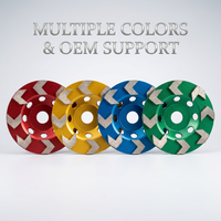Disque de meulage diamanté 250 mm (10 po) pour ponceuse d'angle, préparation de surface, débavurage, extra-roux, rapide, pour métaux et sols
