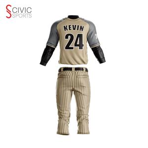 Camiseta y pantalón de softball para hombre, Camiseta y pantalón de béisbol totalmente personalizados para mujer, con botones completos - Product Image 3