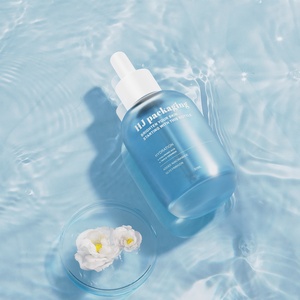 Tùy chỉnh in sang trọng huyết thanh chai 20ml <span class=keywords><strong>30ml</strong></span> 50ml thủy tinh màu xanh chăm sóc da bao bì Frosted Chai nhỏ giọt cho tinh dầu - Product Image 2