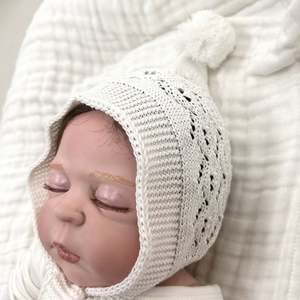 Chapeau chaud respirant multicolores en gros avec bandeau pour bébé de 0 à <span class=keywords><strong>12</strong></span> <span class=keywords><strong>mois</strong></span> - Product Image 3