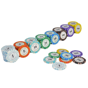 ราคาที่ดีที่สุดส่วนบุคคล14กรัมสี่เหลี่ยมเซรามิกชิปโป๊กเกอร์สแควร์ขายส่ง - Product Image 5