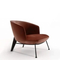 Canapé paresseux, nouveau style chinois, fauteuil simple multifonctionnel, chaise de salon confortable en métal, mobilier de maison