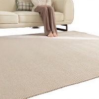 Rug Carpet 2 Seater Summer Herringbone Pattern Stylish Non-Slip Washable All Seasons Comfortable Living Mat Nordic