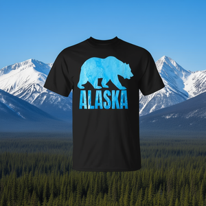 T-shirt unisexe Alaska Bear Ice Design, taille adulte moyenne - Product Image 3