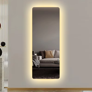 Espejo de Pared Delgado con Marco Dorado e Iluminación LED de Cuerpo Entero para Dormitorio, Vestidor, Armario, Decoración del Hogar, Venta al por Mayor - Product Image 5