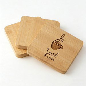 Posavasos Absorbentes de Corcho Natural, Personalizables con Logotipo, Ecológicos, Cuadrados y Redondos, para Bebidas, Café y Té - Product Image 5