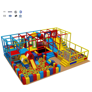 Obral tempat bermain anak-anak, badut tema dalam ruangan dengan perosotan besar, tempat bermain dalam ruangan untuk anak-anak - Product Image 1