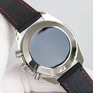 Reloj de Pulsera Mecánico de Lujo para Hombre, Nuevo Modelo, Esfera Blanca y Negra, Correa de Nailon Negra, Cronógrafo, Taquímetro, Resistente al Agua, Luminoso, 2026 - Product Image 4