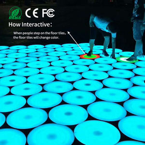 Parque de atracciones Espectáculo de luces Cambio de <span class=keywords><strong>color</strong></span> Luz de ladrillos de baile paso a paso interactiva - Product Image 1