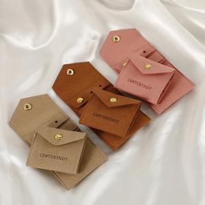 Vente en gros de sac à bijoux multifonctionnel en microfibre pochette de rangement souple de qualité supérieure pour bagues colliers boucles d'oreilles bracelets - Product Image 5