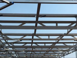 Estructura de Acero Galvanizado para Granjas Solares de 50kw, Suministro del Fabricante Líder, AS-AL-RC, Soporte de Montaje Solar Fotovoltaico Agrícola - Product Image 3