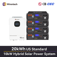 Pack de Stockage Solaire Intelligent 51,2 V 100 Ah Batterie Rack 10 kW Onduleur RS232 RS485 CAN CE