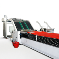 Machine de collage automatique haute vitesse pour carton ondulé (flute) pour la fabrication de boîtes
