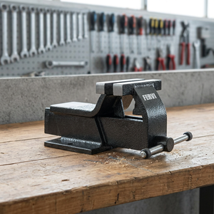 FERVI Industrial Strength Morsa in Acciaio 0145/80 with 80mm Aperture and 80x20mm Ganasci - Product Image 2