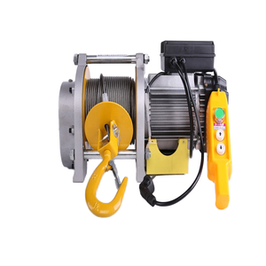 Verricello Elettrico in Lega di Alluminio ad Alta Velocità 1500kg, Cavo in Acciaio 25m 6.0mm, Bassa Rumorosità, Dimensioni Ridotte, Montaggio a Bullone per Gru - Product Image 1