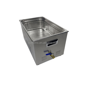 Nettoyeur à ultrasons <span class=keywords><strong>industriel</strong></span> 1.3L <span class=keywords><strong>bain</strong></span> inoxydable 80W Machine de nettoyage à ultrasons laboratoire dentaire outils optiques lave-vaisselle - Product Image 4