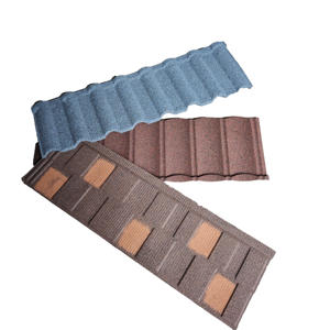 Tuiles Métalliques Modernes de Type Rome (Aluminium/Acier Galvanisé) Composites, Imperméables, Ignifuges, Résistantes au Vent, Formes Ondulées/Rectangulaires - Product Image 1