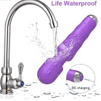 Baguette vibrante Knight Stick AV, 20 fréquences, 8 vitesses, vibrateur puissant, massage pour femmes, silicone, étanche, rechargeable par USB, faible bruit