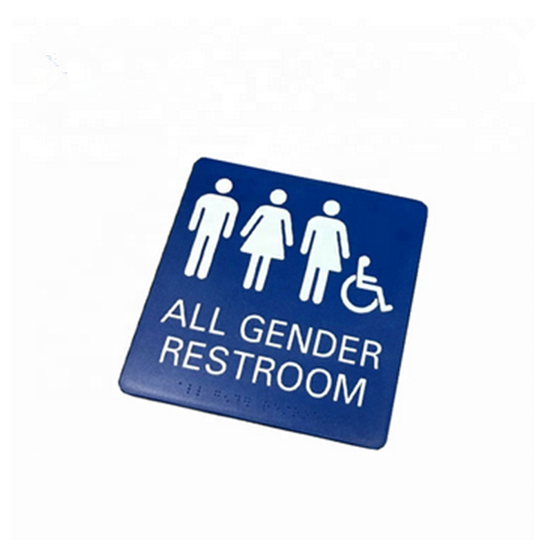 Заводская цена, высокое качество, унисекс, туалет, пластиковые знаки с брайлем