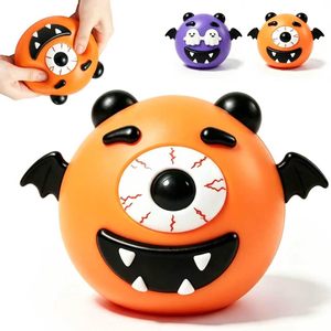 Nouveau jouet sensoriel anti-stress à presser, souple et malléable, à rebond lent, pour Halloween, avec fonction de transformation de visage de chien DIY - Product Image 1