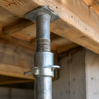 Étai métallique réglable Q235 galvanisé pour coffrage de dalle de plancher, support temporaire de construction