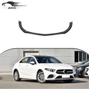 Lèvre avant en fibre de carbone pour Mercedes Benz Classe A W177 V177 A200 A220 <span class=keywords><strong>A250</strong></span> <span class=keywords><strong>2019</strong></span>-2020 - Product Image 1
