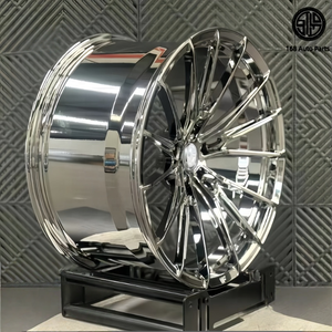 Cerchi in Lega di Alluminio Forgiati Cromati Triplo Strato 168Custom18 19 20 21 22 24 Pollici per Mercedes-Benz <span class=keywords><strong>BMW</strong></span>, Cerchioni Cromati Profondamente Concavi - Product Image 2