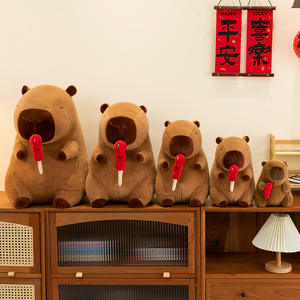 Peluche Capybara Bingtanghulu Tendance, Douce et Mignonne, Jouet en Peluche de Dessin Animé pour Enfants, Cadeau de Festival, Vente en Gros - Product Image 4