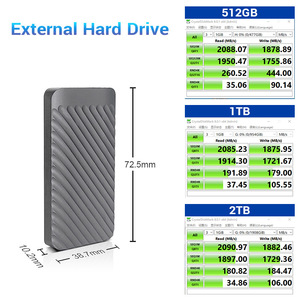 Portable Ssd 4Tb <b>2Tb</b> Type C 3.2 High Speed External <b>Hard</b> <b>Drive</b> For Data Storage Shenzhen Factory Direct - Product Image 3