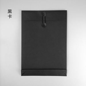 Hot Stamping <b>A4</b> Office <b>File</b> Folder Fancy Paper Document Carrier Bag String and Button Closure <b>A4</b> Envelope - Product Image 6