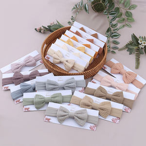 UNIQ โบว์อเนกประสงค์สำหรับเด็ก,โบว์ผูกผมทำมืออุปกรณ์เสริมผมผสมหลายสี - Product Image 6