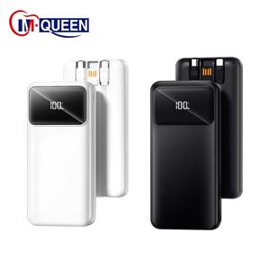 Batterie externe portable mini avec affichage numérique et logo personnalisé, 20000 mAh, 10000 mAh, charge rapide, pour smartphone - Product Image 1