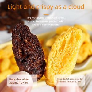 Embalaje a granel Crujiente Chocolate negro Queso Tostadas Pan francés Aperitivos chinos Sabor <span class=keywords><strong>Salado</strong></span> - Product Image 3