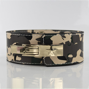 Ceinture de fitness pour homme avec logo personnalisé, en néoprène et cuir, pour musculation, pompes et haltérophilie - Product Image 3
