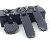 Porte-clés personnalisé en acier inoxydable, design tendance, avec code QR, logo de voiture, pendentif de marque, porte-clés en métal et fibre de carbone