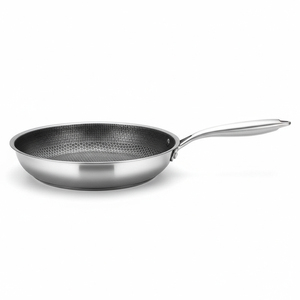 Thương Mại Tổ Ong Pan 410 Thép Không Gỉ 24-30Cm Nhà Bếp Fry Pan Bít Tết Chảo Sartenes - Product Image 3