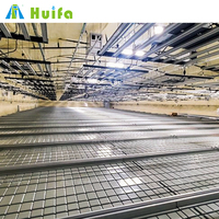 Table de culture hydroponique roulante avec système d'irrigation par flux et reflux pour serres et pépinières