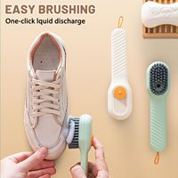 Nouveaux produits – Brosse de nettoyage multifonctionnelle pour vêtements et baskets, avec poignée confortable et trou de suspension, pour un nettoyage facile