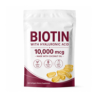 Capsules de biotine VitaHall OEM Premium - Complément vitaminique naturel pour des cheveux, une peau et des ongles sains