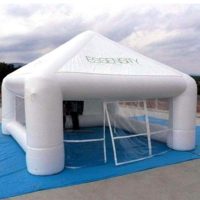 Tente hermétique pour événements promotionnels et expositions, tente événementielle géante gonflable, tente à auvent pour activités de marque événementielle