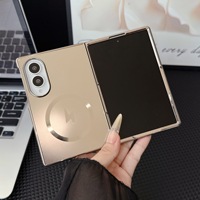 Coque rigide pliable AG Frost Matte avec protection intégrale anti-huile et charnière pour tous les Samsung Galaxy Z Fold 8 7 6